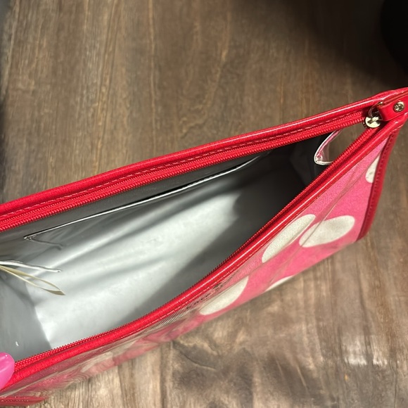 Kate Spade Pink Polka Dot Cosmetic Bag - Picture 10 of 10